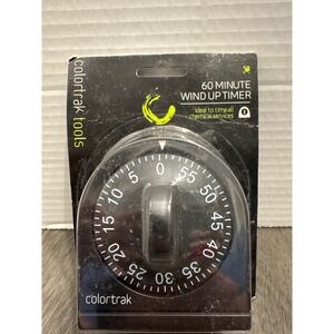 Colortrak Tools 60 Minute Wind Up Timer Mechanical Kitchen Salon Timer